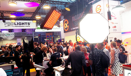 PLASA LONDON2019展位設計,PLASA LONDON燈光舞臺展臺搭建,英國燈光舞臺展覽設計